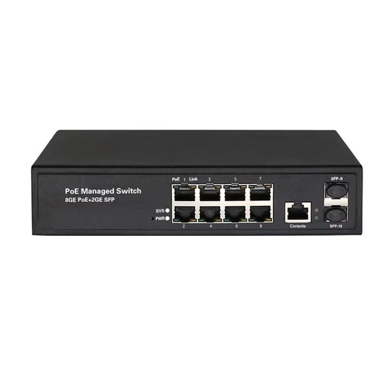Managed Gigabit Poe Switch 8 Port 802.3At - Conmutador de red gestionado L2 Gigabit