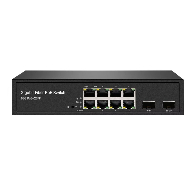 OEM ODM, conmutador Ethernet P - Managed Gigabit Poe Switch 8 Port 802.3At reseña y precio