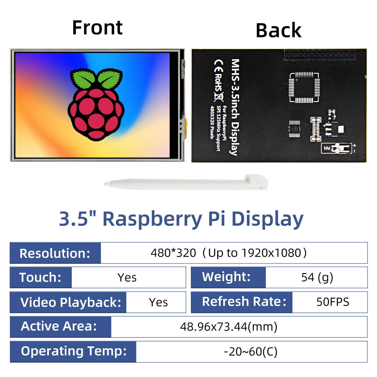 IPistBit-pantalla táctil de 3, - Turing Pi 2 reseña y precio